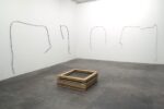 Gianluca Brando, Senza titolo (fall), 2018, legno, argilla, metallo. Installation view at Cripta747, Torino