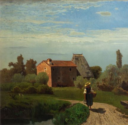 Guglielmo Ciardi, Mattino di maggio, 1869. Fondazione Musei Civici di Venezia, Galleria Internazionale d’Arte Moderna di Ca’ Pesaro