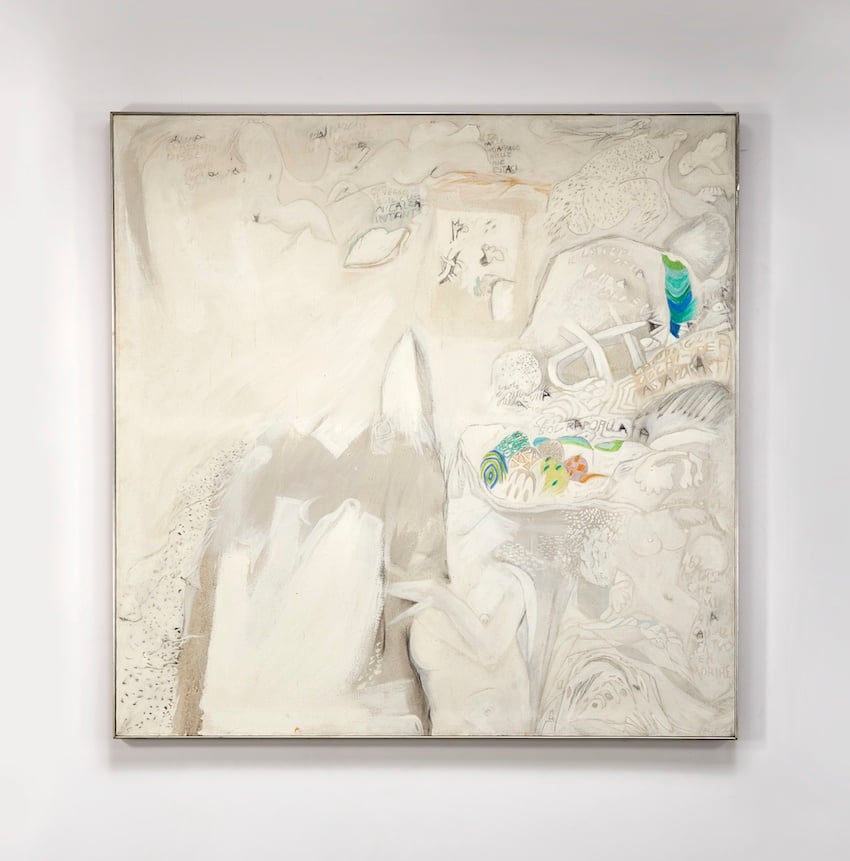 Gastone Novelli, NEL CIECO SPAZIO, 1964 € 360,500 @ Sotheby’s Milano, 11 aprile 2019