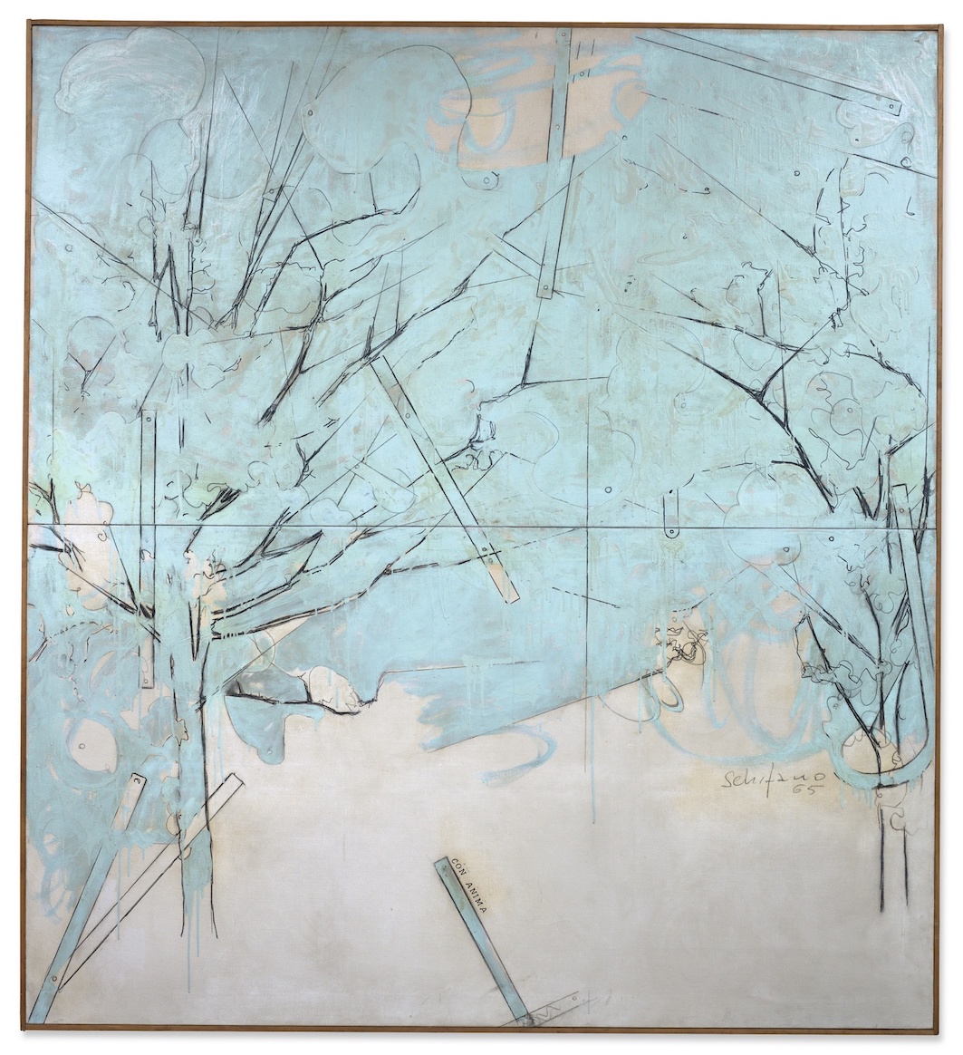 Mario Schifano, CON ANIMA 1965 € 972,500 @ Sotheby’s Milano, 11 aprile 2019