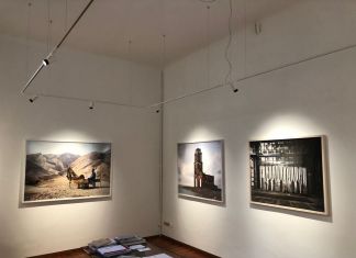 Installation view di Levante, presso la Galleria Podbielski