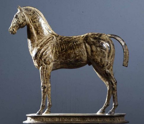 Ivan Theimer, Cavallo, 1987, cm 43 x 38 x 12,4. Bronzo. Collezione privata