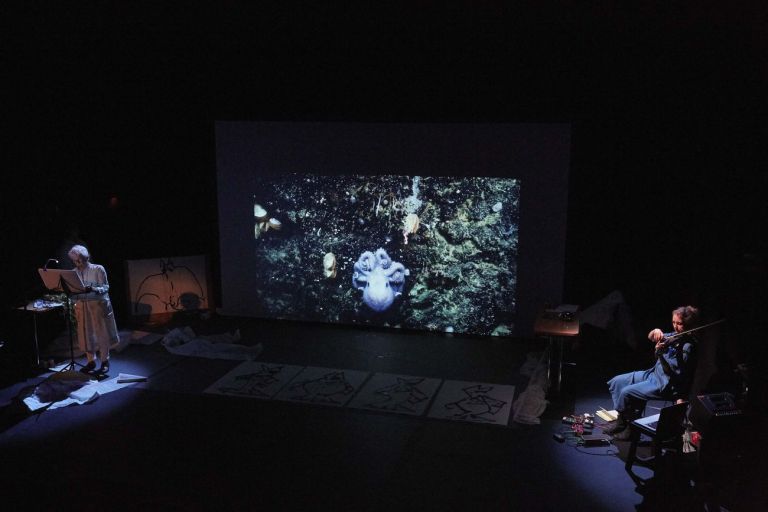Joan Jonas, Moving Off the Land, 2016 17. Sequences Art Festival, Reykjavík, 2017. Courtesy l’artista & Gavin Brown’s Enterprise, New York Roma. Photo Elisabet Davidsdottir