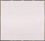 Agnes Martin, Untitled Acrilico e grafite su tela, 1981, cm 183x183, Acquisito dall’artista nel 1982