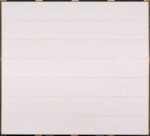 Agnes Martin, Untitled Acrilico e grafite su tela, 1981, cm 183x183, Acquisito dall’artista nel 1982