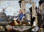Manifattura fiorentina da un disegno di Giuseppe Zocchi, L'Aria, dalla serie Il Fuoco, la Terra, l'Acqua e l'Aria. Mobel Museum, Vienna