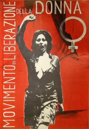 Manifesto del Movimento di Liberazione della donna foto di Agnese De Donato