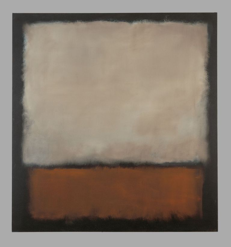 Mark Rothko, No. 7 – Dark Brown, Gray, Orange, 1963 © 1998 Kate Rothko Prizel & Christopher Rothko_Bildrecht, Wien, 2019. Photo © Kunstmuseum Basel