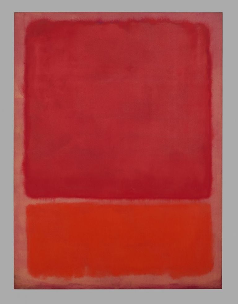 Mark Rothko, Untitled – Red, Orange, 1968 © 1998 Kate Rothko Prizel & Christopher Rothko_Bildrecht, Wien, 2019. Photo © Fondation Beyeler, Riehen_Basel, Sammlung Beyeler_Robert Bayer