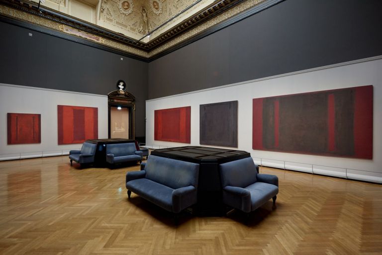 Mark Rothko. Installation view at Kunsthistorisches Museum © 1998 Kate Rothko Prizel & Christopher Rothko_Bildrecht, Wien, 2019. Photo KHM Museumsverband