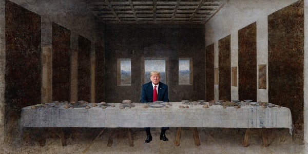 Max Papeschi, Verily, verily, I say unto you, that one of you shall betray me, 2018