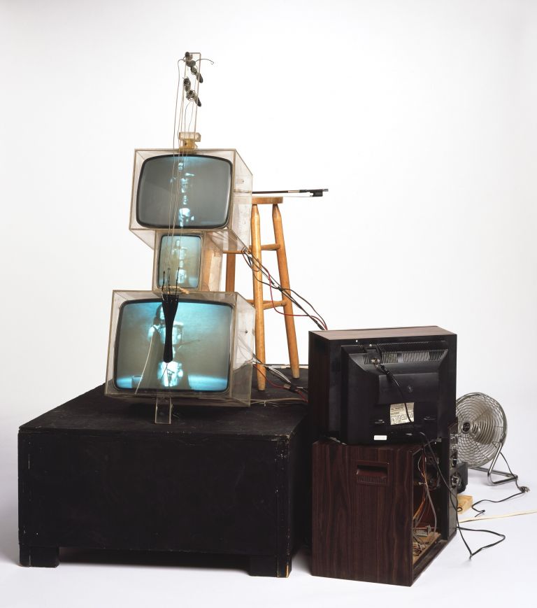 Nam June Paik, TV Cello, 1971, Formerly the collection of Otto Piene and Elizabeth Goldring, Massachusetts, Collection Walker Art Center, T. B. Walker Acquisition Fund, 1992