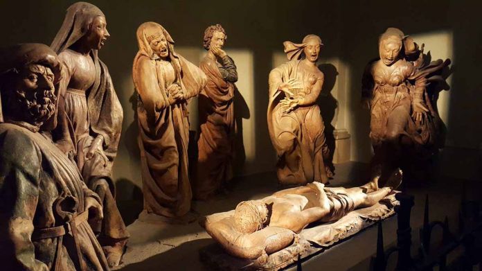 Niccolò dell'Arca, Compianto sul Cristo morto, 1463-90. Santa Maria della Vita, Bologna
