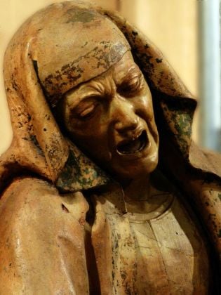 Niccolò dell'Arca, Compianto sul Cristo morto, 1463-90. Santa Maria della Vita, Bologna, Madonna