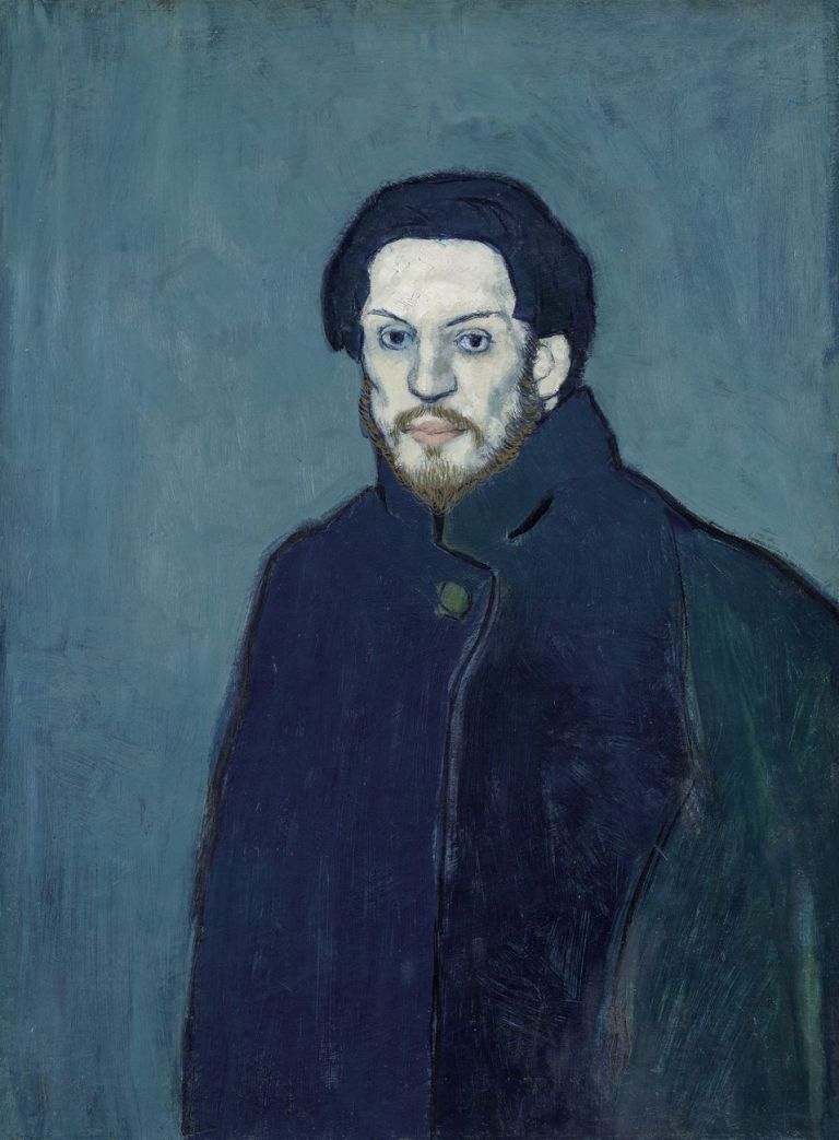 Pablo Picasso, Autoportrait, 1901. Parigi, Musée national Picasso © Succession Picasso - 2018, ProLitteris, Zurigo. Photo © RMN-Grand Palais (Musée national Picasso-Paris) - Mathieu Rabeau