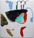 Paul Goodwin, Ship’s feet (rudderless ship of fools), 2008, acrilico e olio su lino, cm 220×200