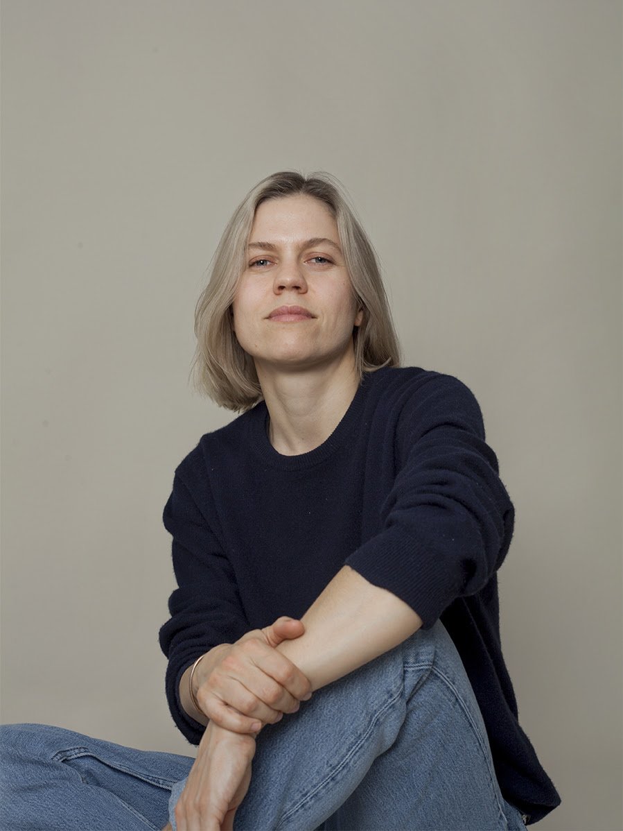 Portrait of Aleksandra Domanović. Photo by Natascha Goldenberg