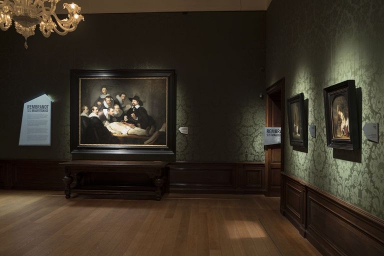 Rembrandt and the Mauritshuis. Exhibition view at Mauritshuis, L'Aia 2019. Photo Ivo Hoekstra