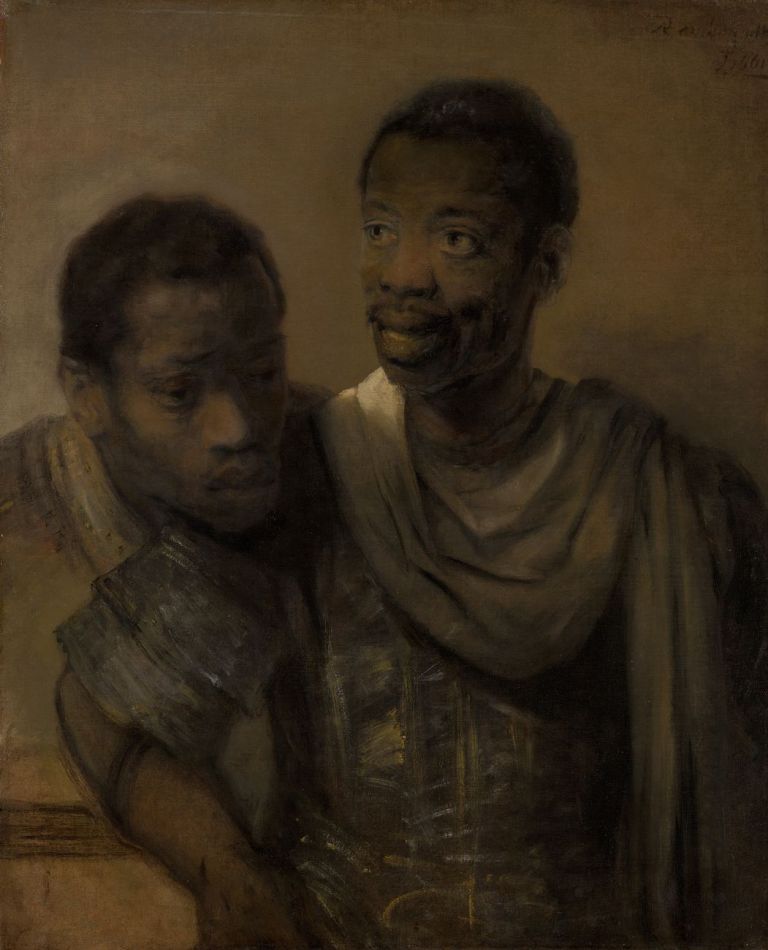 Rembrandt van Rijn, Due uomini africani, 1661. Lascito di Abraham Bredius, 1946. Mauritshuis, L'Aia