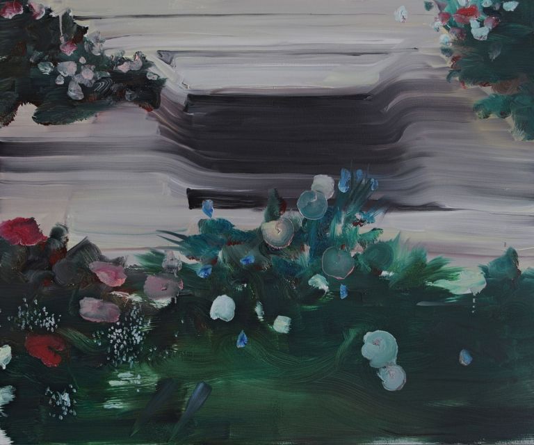Rudy Cremonini, Sacred hole, 2016, oil on canvas, 90x110 cm