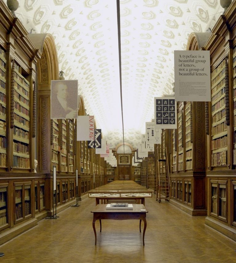 Segni Esemplari. Installation view at Galleria Petitot della Biblioteca Palatina, Complesso Monumentale della Pilotta, Parma 2019