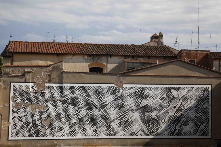 Sten Lex, Paesaggio Urbano III, Stencil Poster, Arezzo, 2015