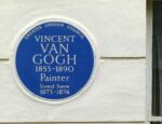 Targa commemorativa sulla facciata della casa di van Gogh a Londra
