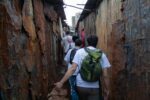 Uno scatto del viaggio di Danilo Deninotti, Giorgio Fontana a Lucio Ruvidotti a Nairobi