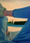 Vincenzo Ferrara, Inquadro, 2018. 50x35, olio su tela