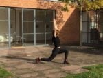 Yoga at Mies van der Rohe Haus. Courtesy Kultuprojekte Berlin