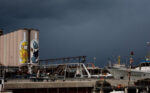 I silos dipinti da Blu e Ericailcane, Ancona. ph Popup Studio