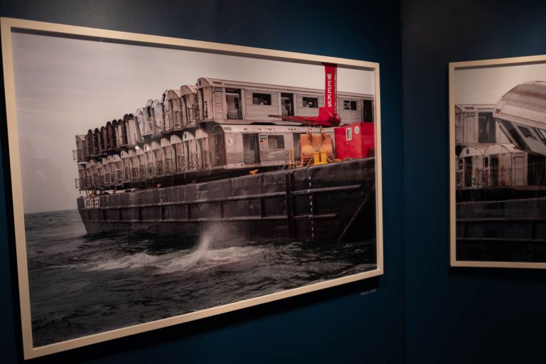 Sea Train Subway Reef, installation view