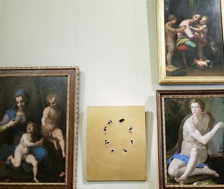 Lucio Fontana, Terra e Oro alla Galleria Borghese di Roma SIAE 2019