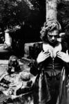 Helmut Newton Fashion Yves Saint Laurent Père Lachaise Paris 1977 copyright-Helmut Newton Estate