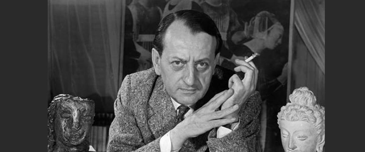 André Malraux à son bureau, courtesy Artcurial