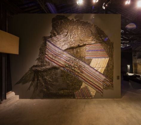 58. Biennale di Venezia. Padiglione Ghana. El Anatsui, Opening of Time, 2019. Courtesy of the artist. Photo David Levene