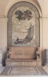 Eric Gugler, Barry Faulkner (1910 Fellow), and Paul Manship (1912 Fellow) The Thrasher-Ward Memorial, dedicated 1925 Fresco, breccia marble West arcade, Cortile, McKim, Mead & White Building, American Academy in Rome Image credit: Photograph by Giorgio Benni