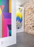 Andrew Kuo in Peter Halley. Heterotopia I. Exhibition view at Magazzini del Sale, Venezia 2019. Photo Delfino Sisto Legnani & Marco Cappelletti. Courtesy of the artist and Flash Art, Milano