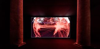 Ryoji Ikeda data-verse 1, 2019 DCI-4K DLP projector, computer, speakers 58. Esposizione Internazionale d’Arte - La Biennale di Venezia, May You Live In Interesting Times 58th International Art Exhibition - La Biennale di Venezia, May You Live In Interesting Times Photo by Andrea Avezzù