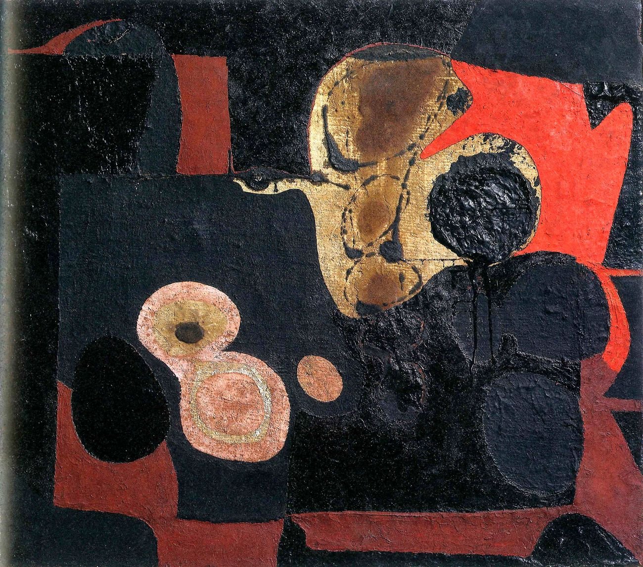 Alberto Burri, Catrame, 1949, Fondazione Palazzo Albizzini Collezione Burri