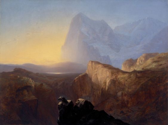 Alexandre Calame, Le grand Eiger (Il grande Eiger), 1844, olio su tela, 104 x 138 cm, Kunstmuseum Bern © Kunstmuseum Bern