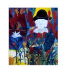 Alice Visentin, Funerale, 2019, olio su tela, 130 x 150 cm