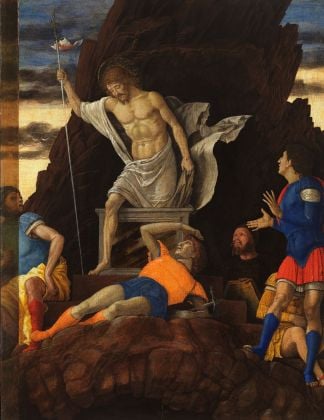 Andrea Mantegna, Resurrezione di Cristo, 1492 ca. Accademia Carrara, Bergamo