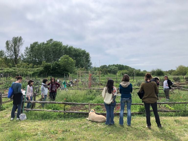 Andreco Riserva Naturale dell'Aniene 03 maggio analisi dei terreni insieme ai ricercatori Credits Sara Alberani