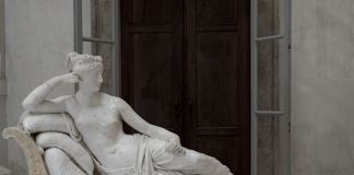 Antonio Canova, Paolina Borghese Bonaparte come Venere vincitrice, 1804-08, gesso, cm 167 x 68 x 145. Possagno, Gypsotheca e Museo Antonio Canova