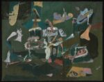 Arshile Gorky, Dark Green Painting, 1948 ca. Philadelphia Museum of Art