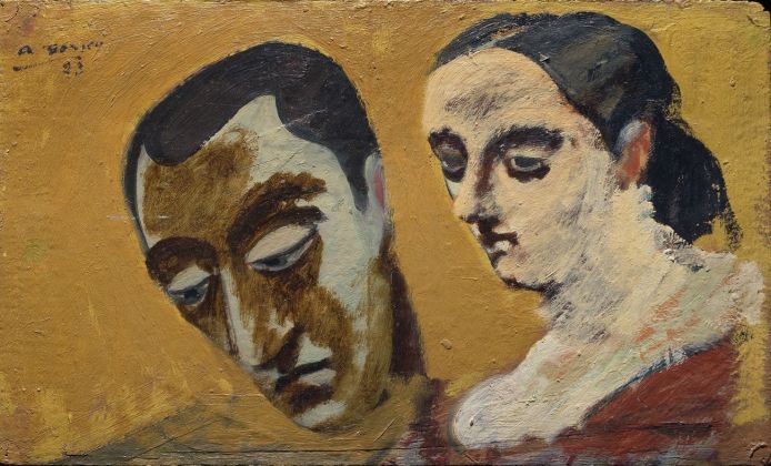 Arshile Gorky, Portrait of Myself and My Imaginary Wife, 1933-34. Hirshhorn Museum and Sculpture Garden, Smithsonian Institution, Washington DC. Photo Lee Stalsworth