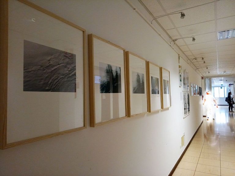 Battiti nel Paesaggio. Installation view at Ospedale Ca’ Foncello, Reparto di Cardiologia, Treviso