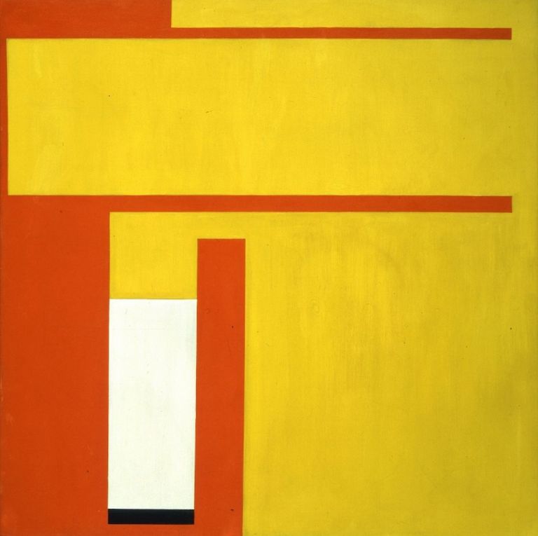 Bruno Munari, Negativo positivo giallo rosso, 1951. Collezione Intesa Sanpaolo