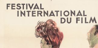 Affiche publicitaire pour le festival international de Cannes, 1939 (lithographie couleur)